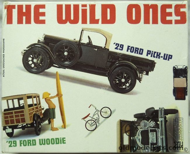 MPC 1/25 The Wild Ones 1929 Ford Pick-Up or Woodie Wagon With Bicycle, 300-149 plastic model kit